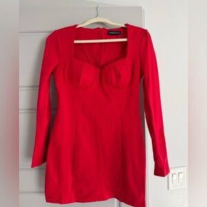 Vanessa Scott Red Dress